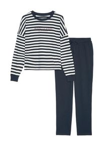 Marc O'Polo Marc O'Polo Pyjama ' Mix & Match Cotton ' Femme bleu, blanc taille XS