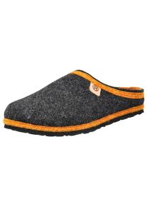 Rohde Hausschuh Herren anthrazit / orange Größe 40