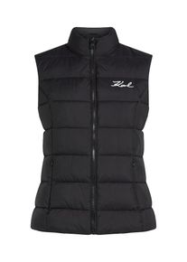 K by KARL LAGERFELD Karl Lagerfeld Dames Bodywarmer 'Gilet' zwart / wit M