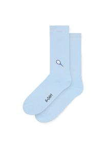 A-dam Socken Herren hellblau / schwarz Größe 36/40