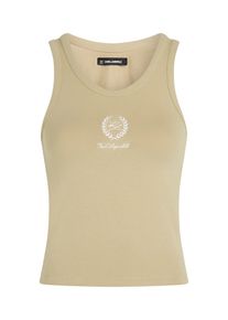 K by KARL LAGERFELD Karl Lagerfeld Dames Slaapshirt 'Hotel' beige L