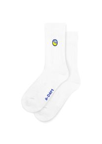 A-dam Socken 'Banana Sticker' Herren blau / gelb / weiß Größe 36/40