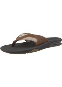 Reef Badeschuh Herren braun / schwarz / weiß Größe 47