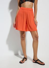 Short de plage en viscose fluide - orange - taille 56 - bonprix