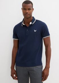 Polo en maille piquée 100% coton - bleu - taille 48/50 (M) - 100% coton - bonprix