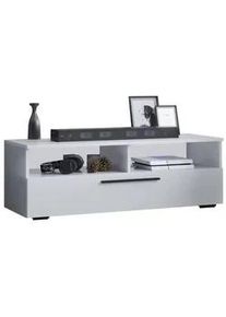 Vcm Mid.you Lowboard , Weiß , Metall , 115x39x40 cm , stehend , Wohnzimmer, TV Möbel, Lowboards, Lowboards