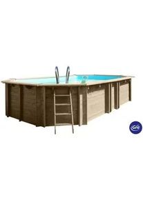 GRE Pool-Set , Kieferfarben , Holz , Kiefer , 472x146x672 cm , Freizeit & Co, Pools & Wasserspaß, Pools
