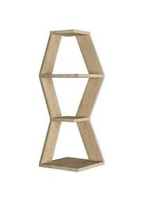 Livetastic Wandboard , Eichefarben , Holzwerkstoff , 30x86x30 cm , Wohnzimmer, Regale, Wandboards