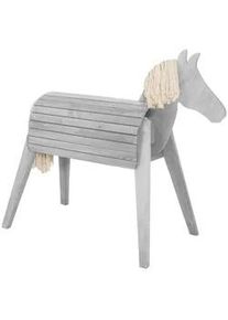 Roba Holzpferd , Grau , Holz , 63x123x153 cm , Spielzeug, Holzspielzeug