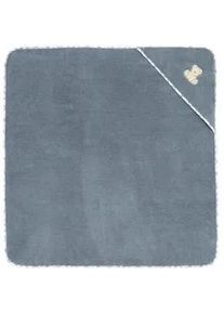 Vossen Kapuzenbadetuch , Graublau , Textil , Uni , 100x100 cm , ISO 9001, Fkt, Made in Austria, Oeko-Tex® Standard 100 , hochwertige Qualität , Schlafen, Babytextil-Kollektionen