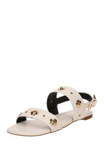 Kate Spade Damer Sandaler 'Spade Flower Sandaletten Mit Nieten, Flach' creme St&oslash;rrelse 40