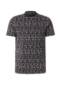 K by KARL LAGERFELD Karl Lagerfeld, M&aelig;nd, Bluser & t-shirts, Sort / Hvid, St&oslash;rrelse M