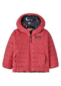 Patagonia Babys Reversible Down Sweater Hoody Doudoune taille 3-6 Months rouge