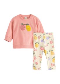 Lindex Set (OCS) Mädchen creme / limone / helllila / altrosa Größe 68