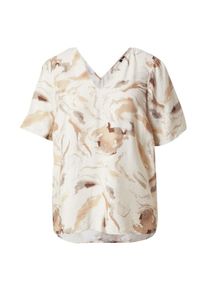 Vero Moda Curve Bluse 'VMCCille' Damen ecru / hellbeige / braun / weiß Größe XXXL