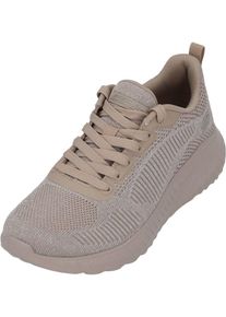 Skechers Baskets basses 'Bobs Squad Chaos 117219' Femme beige taille 39