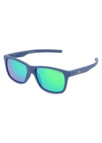 Julbo J58411 ELWOOD | Kinder-Sonnenbrille | Fassung: Vollrand, Rectangular, Kunststoff, Blau Matt | Glasfarbe: Grau