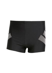 adidas Performance Športové plavky - spodný diel 'Big Bars' Muži sivá / čierna / biela S