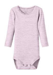 name it Rompertje/body 'NBFKab' roze gemêleerd 50