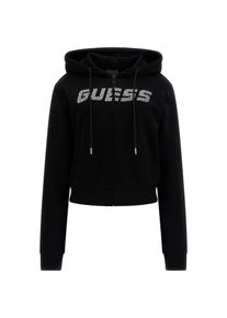 Guess Sweatjacke 'PRIMULA' Damen schwarz Größe S Logoprint