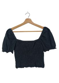 Urban Outfitters Cropped Top Women, Size 34, black, cotton