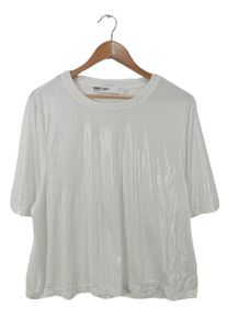 BIMBA Y LOLA Koszulka oversize Damski, Rozmiar 42, biały
