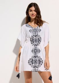 Tunica copricostume in viscosa fluente - Bianco - Taglia 46/48 (M) - bonprix