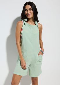 Tuta copricostume in mussola fresca e leggera, Verde, Taglia 52, bonprix