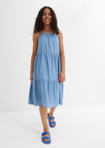 Abito di jeans in cotone fluente - Blu - Taglia 134 - bonprix