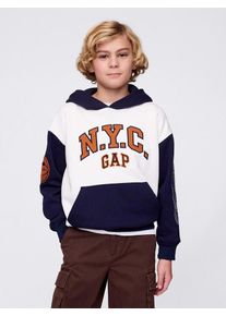 GAP Hoodie wit/donkerblauw/oranje - 58% | Maat: 116/122 |