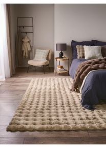 benuta Nest Fuskepelsmatte Dave Beige 80x150 cm Uni