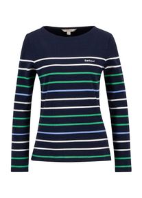 Barbour Dames Shirt 'Hawkins' navy / hemelsblauw / groen / wit L