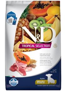 Farmina N&D dog TROPICAL SELECTION (AG) puppy mini, lamb granule pre šteniatka 1,5kg