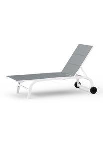 Blumfeldt Lounger Limala XXL, nyugágy, 160 kg teherbírás, 5 fokozatban állítható háttámla, kerekek