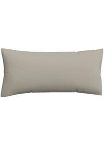 Schlafgut Kopfpolsterbezug , Taupe , Textil , Uni , 40x80 cm , Textiles Vertrauen - Oeko-Tex®, AZO-frei, Oeko-Tex® Standard 100 , bügelleicht, bügelfrei , Heimtextilien, Bezüge, Polsterbezüge