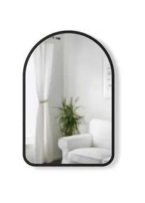 Umbra Wandspiegel , Schwarz , Glas , Freiform , 62x93x3 cm , Garderobe, Garderobenspiegel