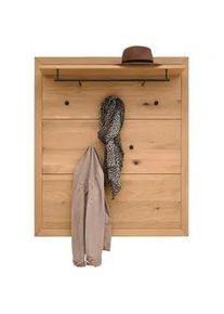 Linea Natura Garderobenpaneel , Eichefarben , Holz , Eiche , furniert, massiv , 99.6x116.6x24 cm , Aufhängemöglichkeit , Garderobe, Garderoben-Sets & Garderoben-Serien, Garderoben-Serien