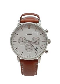 Cluse Watch With Leather Strap Women, One Size, brown