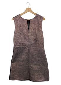 Diane von Fürstenberg Diane von Furstenberg Sukienka o kroju litery A Damski, Rozmiar 38, złoto