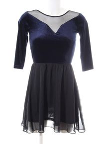 H&M Divided Sukienka mini Damski, Rozmiar 34, niebieski