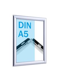 Kliklijsten, aluminium, A5 roestvrij staal | 25 mm | in verstek