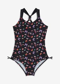 bonprix Costum de baie, negru, 140/146