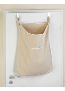 Wenko Wäschesortierer »Canguro«, Baumwolle, 65 L beige, Größe B/H/T: 52 cm x 81 cm x 10 cm B/H/T: 52 cm x 81 cm x 10 cm , Aus hochwertiger...