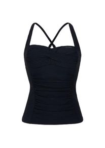 Protest Women's Mixcamo Tankini Top B&C-Cup Bikini top Women (38 - Cup: C, black)