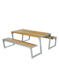 Plus Zigma Picknicktisch Lärche unbehandelt 176 cm