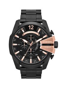 Diesel Montre à affichage analogique 'Mega Chief' Homme noir taille One Size