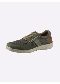 Heren Veterschoen van Rieker in kaki ,maat 41, Witt, 60% Imitatieleer, 40% Textiel