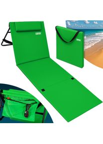Detex Strandmat Groen 158x56x46cm gestoffeerd