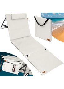 Detex Strandmat beige 158x56x46cm gewatteerd