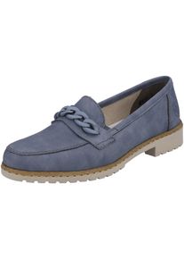 Rieker Dames Instappers duifblauw 38